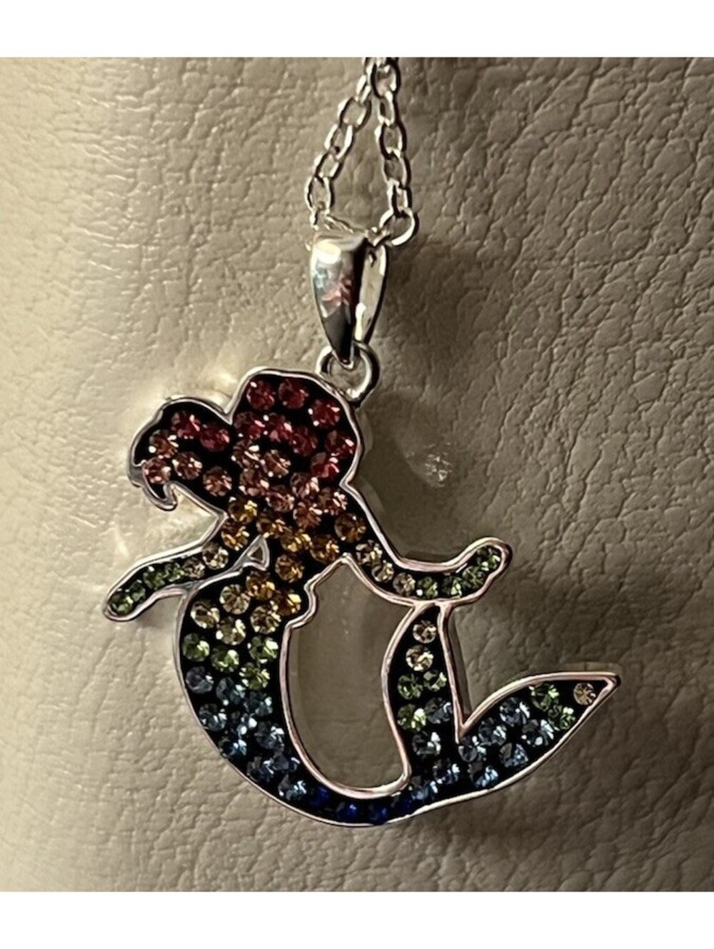 Disney The Little Mermaid Ariel Rainbow Necklace New